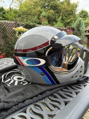 Viper retro crash helmet - crash,