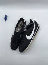 (2019) Nike Classic Cortez Nylon OG Black x White Men's UK 10 - (807472-011)