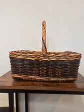 Wicker Shopping Basket Display