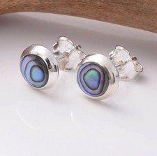 Abalone Shell Round Stud