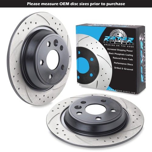 Rear drilled grooved 302mm - rear,