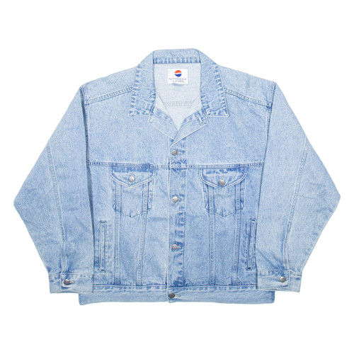 Pepsi mens denim jacket blue - denim,