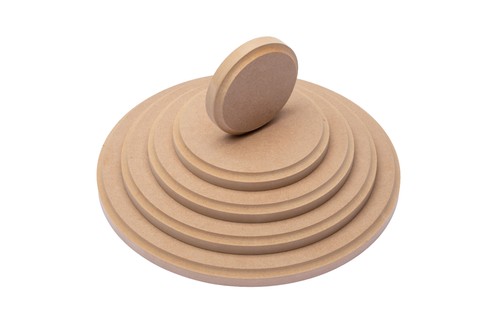 Mdf 18mm 22mm round - mdf,