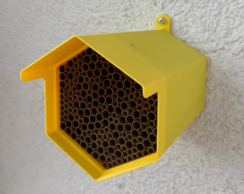Weatherproof bee hotel - bee, hotel,