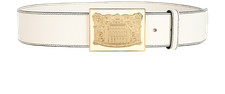 Fendi Belt Leather White Size
