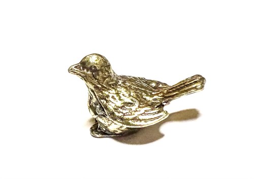 Tiny miniature bronze sparrow - tiny,