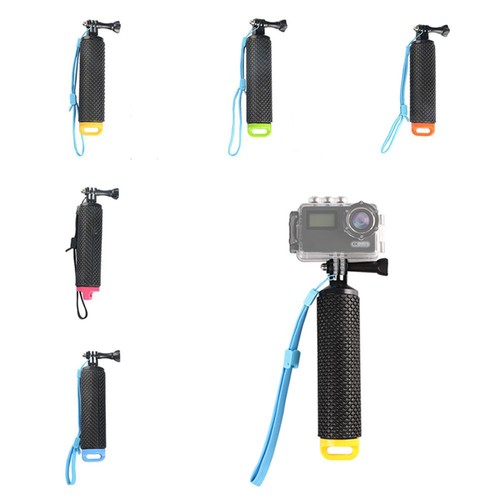 Action camera handheld - action, float