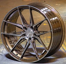 20" JAGUAR XK 2006-2011 Riviera RF107 Gloss Dual Bronze 8.5j 10j Alloys X4
