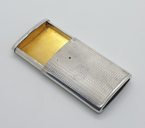 Sterling silver vesta case - sterling,