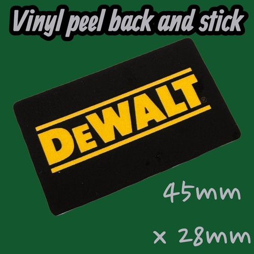 Dewalt drill 18v vinyl sticker - dewalt,