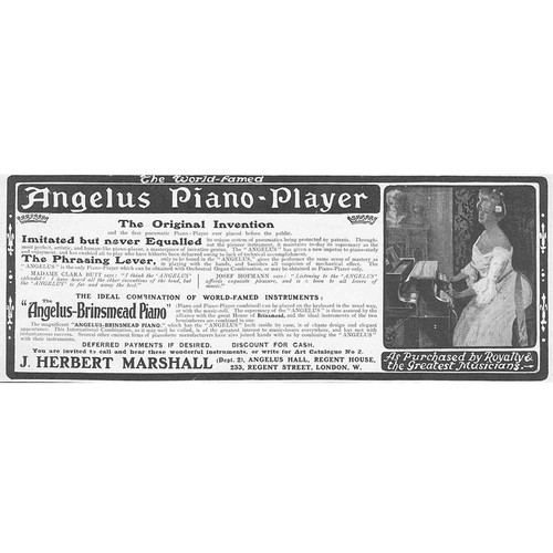 The angelus piano player - the,