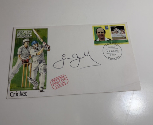 Signed geoffrey boycott tuvalu - geoffrey,