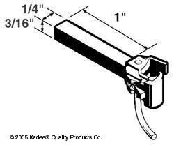 Kadee 822 coupler with solid - kadee,