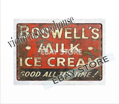 Boswell milk ice cream metal - boswell's,