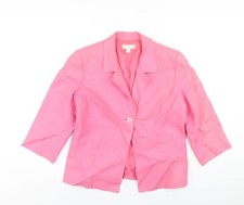 Tina Taylor Womens Pink Jacket
