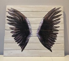 acrylic painting on pallet