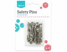 Safety pins pack - pins, 50
