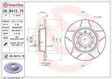 1X Brake Disc BREMBO