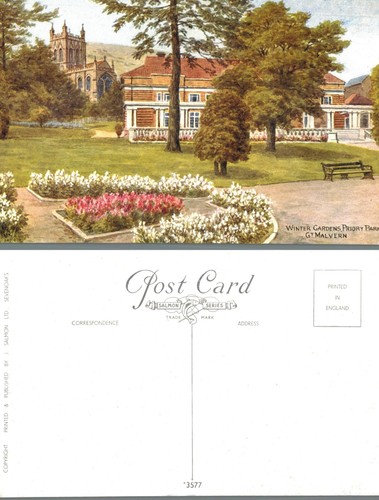 Vintage postcard winter - -,