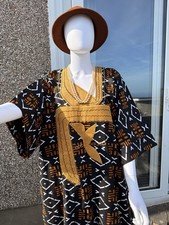 African embroidered kaftan - african,