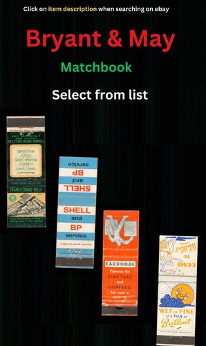 Bryant may matchbook - bryant,