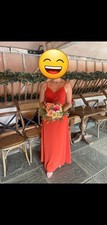 Burnt Orange Bridesmaid