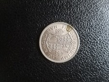 1937 Half Crown Silver .500 George VI Pre-1947 14.17g Approx