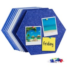 8 Pcs Felt Hexagon Bulletin