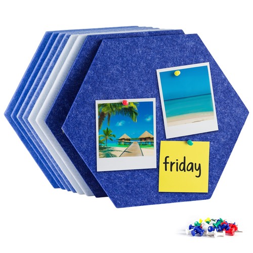 Pcs felt hexagon - 8, bulletin