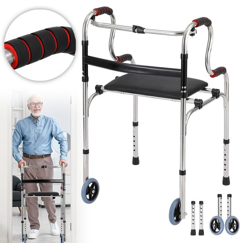 Wheel folding walking frame - wheel,