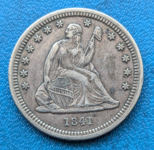 1841 usa seated liberty - 1841,