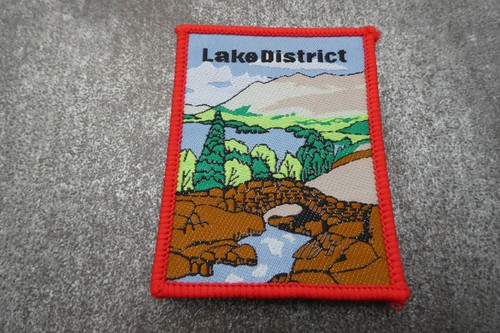 Lake district woven cloth - lake,