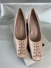 BNIB Carmen Poveda Pink Designer Shoes Size 6.5 With Box And Dust Bag
