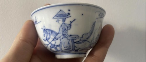 Antique chinese blue white - antique,