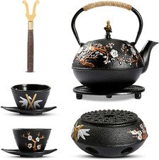 Japanese Cast Iron Teapot Set