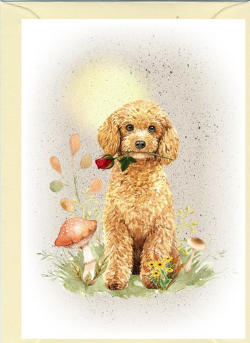 Poodle dog - dog, 6")