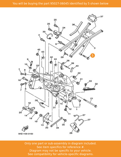 Yamaha bolt flange - yamaha, bolt,