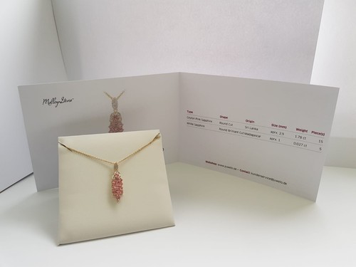 Molloy gems 14k ceylon pink - -,