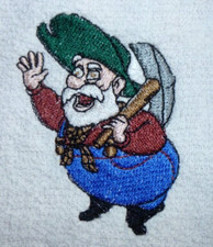 Stinky Pete, The Prospector Embroidered White Face cloth/ Flannel, Toy Story