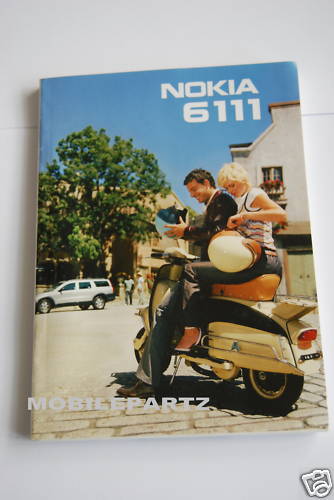 Genuine nokia 6111 user manual - genuine,