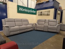 'Linden' Grey Fabric 3 & 2