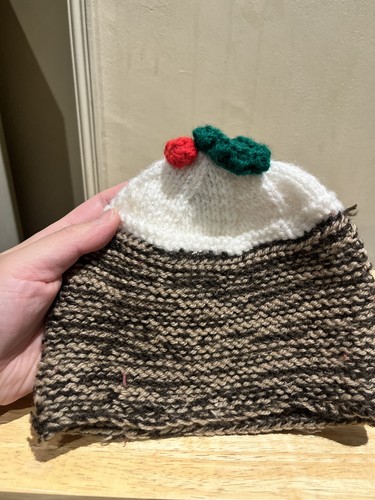 Hand knitted christmas - hand,