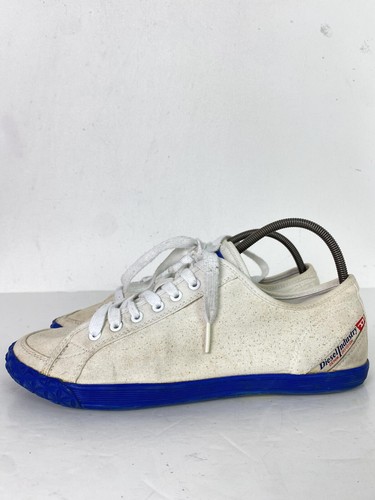 Diesel white canvas lace - white,
