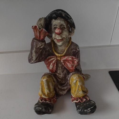 Large heavy stone clown - heavy,