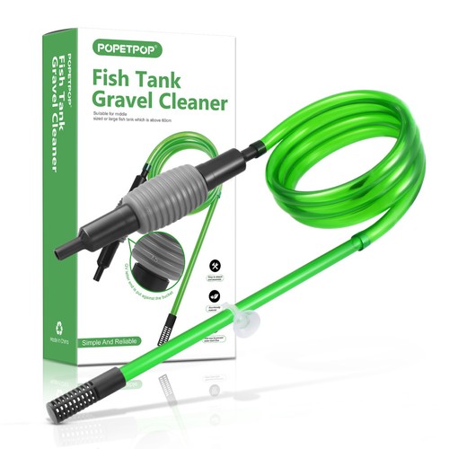 Fish tank syphon pump vacuum - fish,