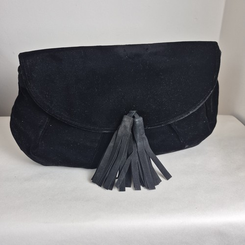 Bennett black velvet suede - lk,