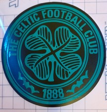 Glasgow Celtic Football club crest 2 colour premium vinyl decal sticker art car