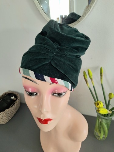 1940s stule chimney hat turban - stule,