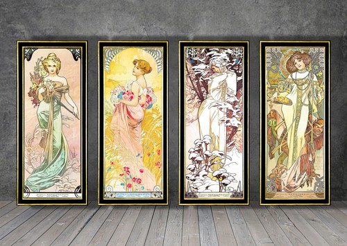 Alphonse mucha the seasons - alphonse,