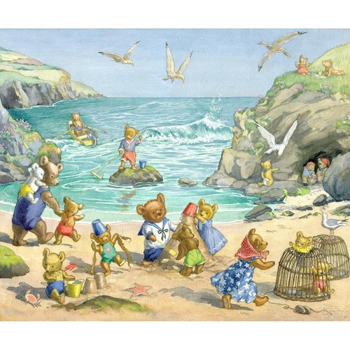 Teddy bear beach - molly, brett